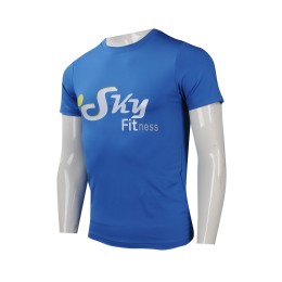 T738 訂制圓領短袖T恤 設計圓領短袖T恤 澳門  Sky fitness 健身教練T恤制服公司 非牟利社團 民間社團組織 合營組織   藍色 T738 訂制圓領短袖T恤 設計圓領短袖T恤 澳門  Sky fitness 健身教練T恤制服公司 非牟利社團 民間社團組織 合營組織   藍色